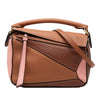 Secondhand LOEWE Mini Tricolor Calfskin Puzzle Satchel