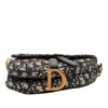 Dior Mini Oblique Canvas Saddle Bag Secondhand