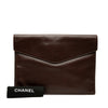 Chanel CC Smooth Calfskin Envelope Clutch Secondhand