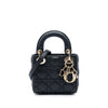 Dior Micro Lambskin Cannage Lady Dior Secondhand