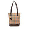 Burberry Haymarket Check Canvas Tote Secondhand