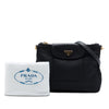Prada Saffiano Trimmed Tessuto Crossbody Secondhand
