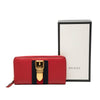 Gucci Calfskin Sylvie Zip Around Wallet Secondhand