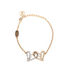 Louis Vuitton Gold Plated and Brass Fall in Love Bracelet Secondhand