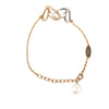 Louis Vuitton Gold Plated and Brass Fall in Love Bracelet Secondhand