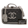 Chanel Small Caviar Striped CC Filigree Vanity Case Secondhand