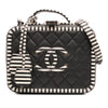 Chanel Small Caviar Striped CC Filigree Vanity Case Secondhand