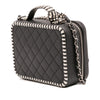 Chanel Small Caviar Striped CC Filigree Vanity Case Secondhand