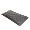Chanel Quilted Lambskin Camellia Zip Pouch Secondhand