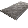Chanel Quilted Lambskin Camellia Zip Pouch Secondhand