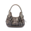 Burberry Smoke Check Coated Canvas Brooklyn Hobo Secondhand