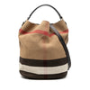 Burberry House Check Canvas Ashby Satchel Secondhand