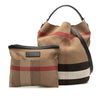 Burberry House Check Canvas Ashby Satchel Secondhand