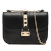 Valentino Small Leather Rockstud Glam Lock Crossbody Secondhand