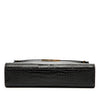 Saint Laurent Medium Shiny Croc Embossed Manhattan Shoulder Bag Secondhand