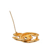 Chanel CC Gold Plated Quilted Brooch Secondhand