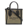 Balmain Canvas B Army 24 Shopping Satchel Secondhand