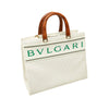 Bvlgari Casablanca Apres Tennis Perforated Calfskin Satchel Secondhand