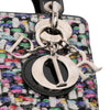 Dior Mini Multicolor Metallic Fabric and Patent Leather Lady Dior Secondhand