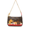 Louis Vuitton Monogram Cats Christmas Animation Mini Pochette Accessories Secondhand