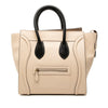 Celine Mini Bicolor Leather Luggage Tote Secondhand