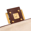 Fendi Sarah Coleman Zucca Embroidered Canvas Fish Eye Vertigo Baguette Satchel Secondhand