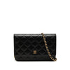 Chanel CC Quilted Caviar Wallet on Chain Secondhand