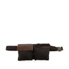 Gucci GG Canvas Double Pocket Belt Bag Secondhand