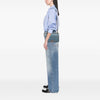 Chanel Old Medium Quilted Denim Boy Flap Secondhand