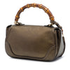 Gucci Medium Leather New Bamboo Satchel Secondhand