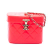 Chanel Mini CC Quilted Patent Vanity Bag Secondhand