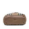 Burberry Large House Check Canvas Aurelia Satchel Secondhand