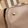Burberry Large House Check Canvas Aurelia Satchel Secondhand