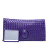 Bottega Veneta Nappa Intrecciato Turn Lock Clutch Secondhand