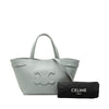 Celine Mini Grained Calfskin Cuir Triomphe Cabas Anais Tote Secondhand
