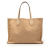 Gucci Large GG Denim Ophidia Tote Secondhand