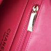 Chanel Mini Square Classic Chevron Lambskin Single Flap Secondhand