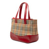 Burberry Haymarket Check Canvas Tote Secondhand