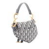 Dior Mini Oblique Canvas Saddle Bag Secondhand