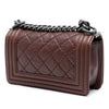 Chanel Small Quilted Lambskin Wild Stitch Boy Flap Secondhand