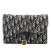 Dior Oblique Canvas Saddle Pouch Wallet on Chain Secondhand