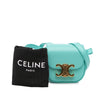 Celine Leather Triomphe AirPods Case with Strap Secondhand