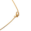 Hermès Gold Plated and Enamel Cage d H Pendant Necklace Secondhand