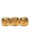 Chanel Gold Plated Triple CC Brooch Secondhand
