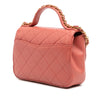 Chanel Quilted Lambskin Chain Infinity Top Handle Bag Secondhand