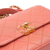 Chanel Quilted Lambskin Chain Infinity Top Handle Bag Secondhand
