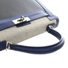 Hermès Tricolor Swift and Toile H Berline Kelly II Sellier 32 Secondhand