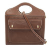 Burberry Mini Perforated Leather Pocket Tote Secondhand
