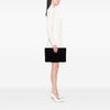 Chanel Large Quilted Tweed and Lambskin Camellia O Case Clutch Secondhand