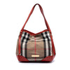 Secondhand Burberry Small House Check Canvas Bridle Canterbury Tote